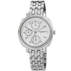 FX03885B NWT Akribos Xxiv Fashion Ladies Quartz Composite Metal Authentic Watch